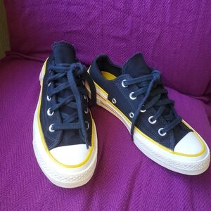 Converse Kids Sneakers Black and Yellow
